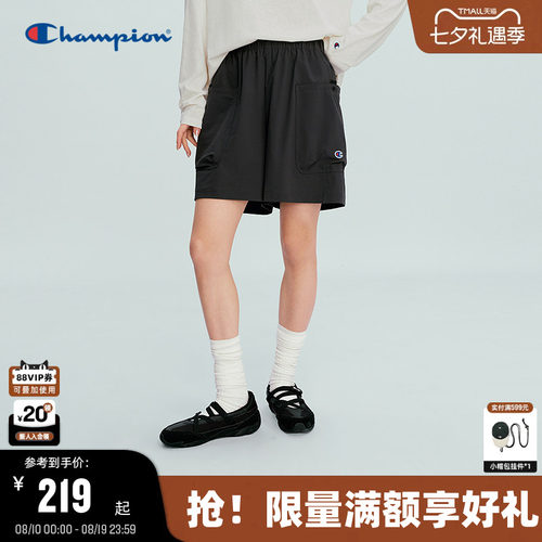 Champion休闲工装风短裤女款