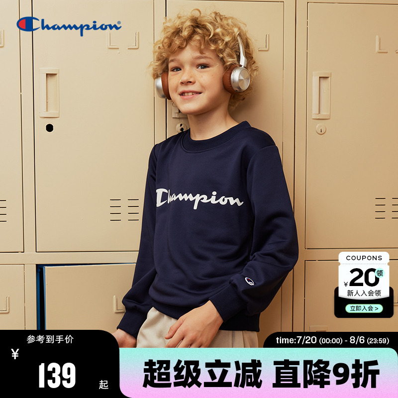 Champion冠军经典复古圆领卫衣