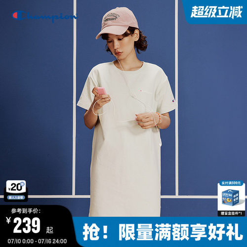 Champion冠军刺绣logo连衣裙