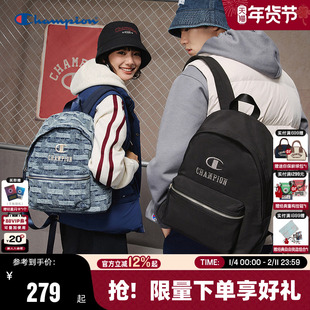 Champion冠军双肩包2026春季新款男女情侣潮流休闲户外校园通勤包