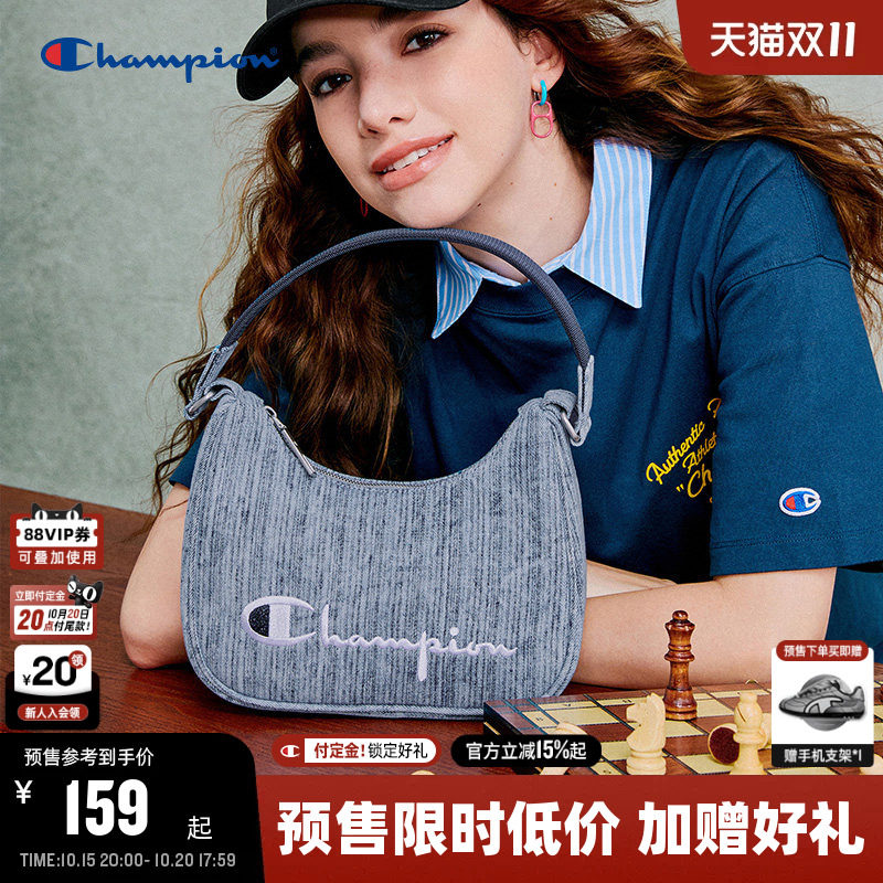 【预售】Champion冠军腋下包26秋季女时尚休闲牛角包通勤单肩包