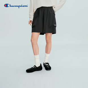 工装 Champion冠军休闲短裤 美式 新款 风纯色运动显瘦宽松 女2026春季