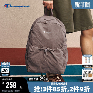 Champion冠军双肩包女2026春季新款书包男户外背包校园轻便通勤包