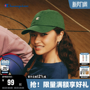 Champion冠军棒球帽春季 复古刺绣鸭舌帽女潮流运动帽男遮阳 时尚