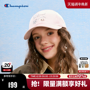 情人节系列Champion冠军25年春季 泡泡棒球帽女情侣休闲鸭舌帽 新款