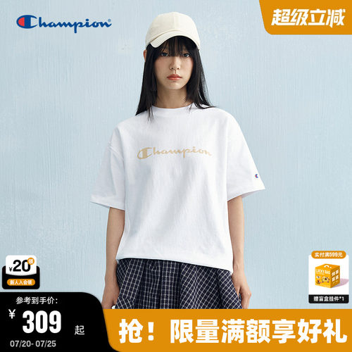 Champion冠军纯棉女款短袖