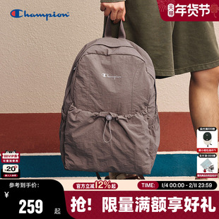 Champion冠军双肩包女2026春季新款书包男户外背包校园轻便通勤包