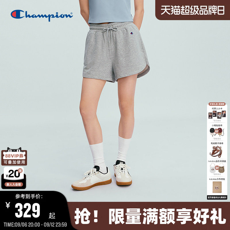 Champion冠军短裤女针织图片