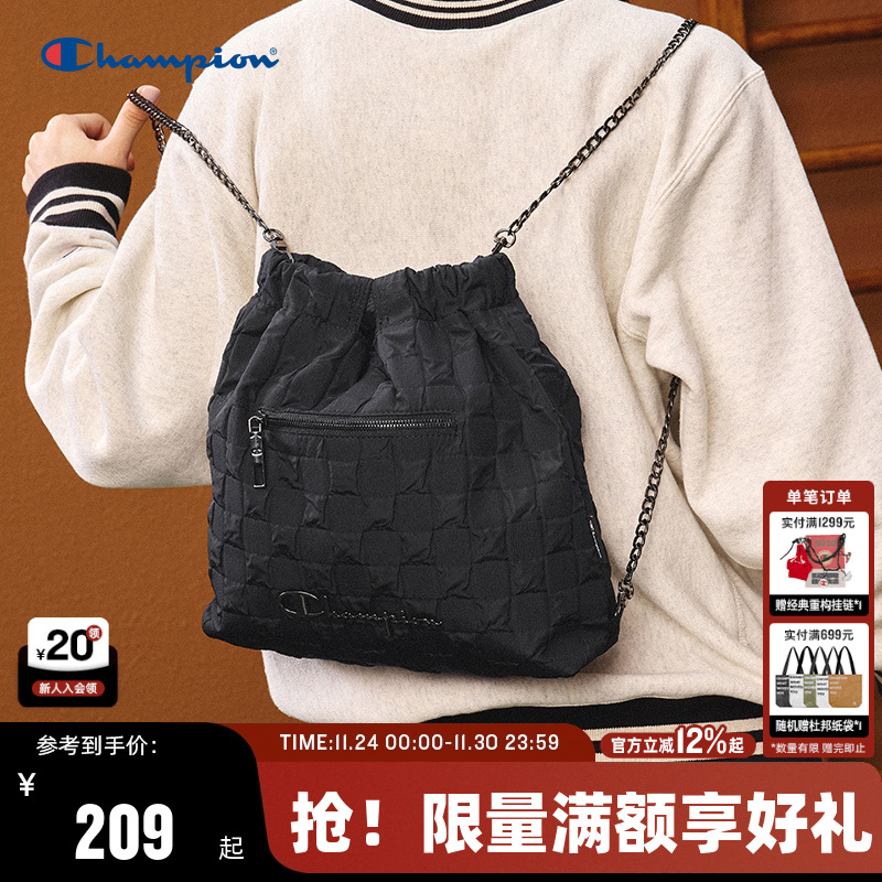 Champion冠军情侣休闲双肩包