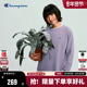 T恤女2026春季 新款 休闲暮藤紫纯色基础款 Champion冠军长袖 打底衫
