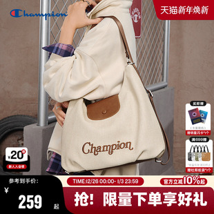 Champion冠军单肩包25秋冬新款 女通勤腋下流浪包大容量休闲hobo包