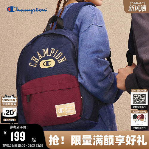 Champion冠军美式复古背包双肩包