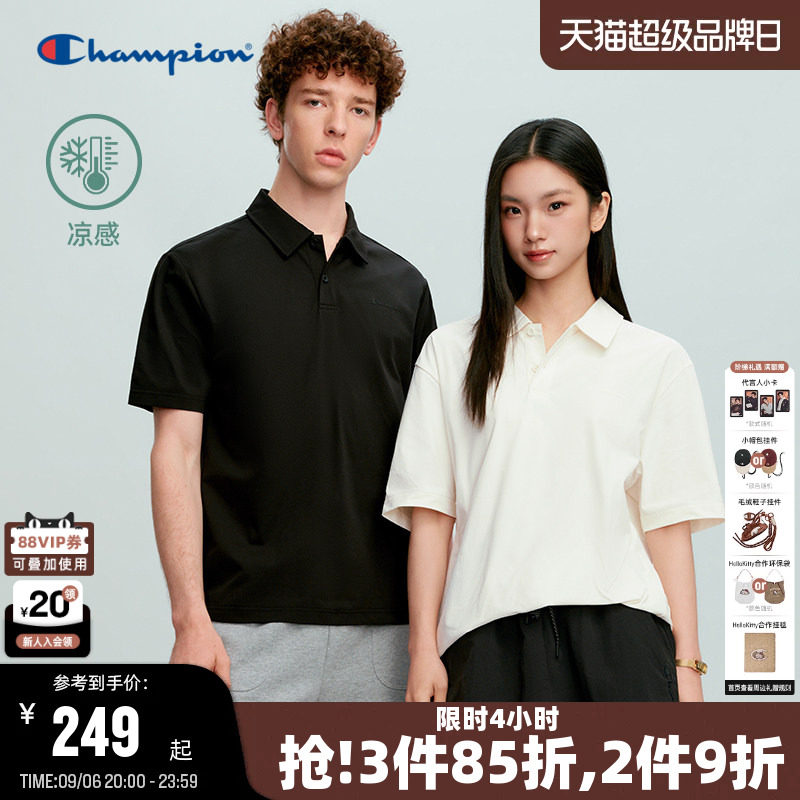 Champion冠军短袖POLO衫图片