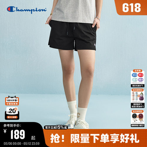 Champion冠军直筒运动短裤