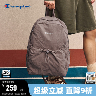 Champion冠军双肩包女2026春季新款书包男户外背包校园轻便通勤包