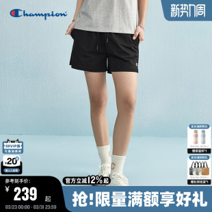 2026春季 纯棉休闲热裤 新款 运动女宽松直筒裤 美式 Champion冠军短裤