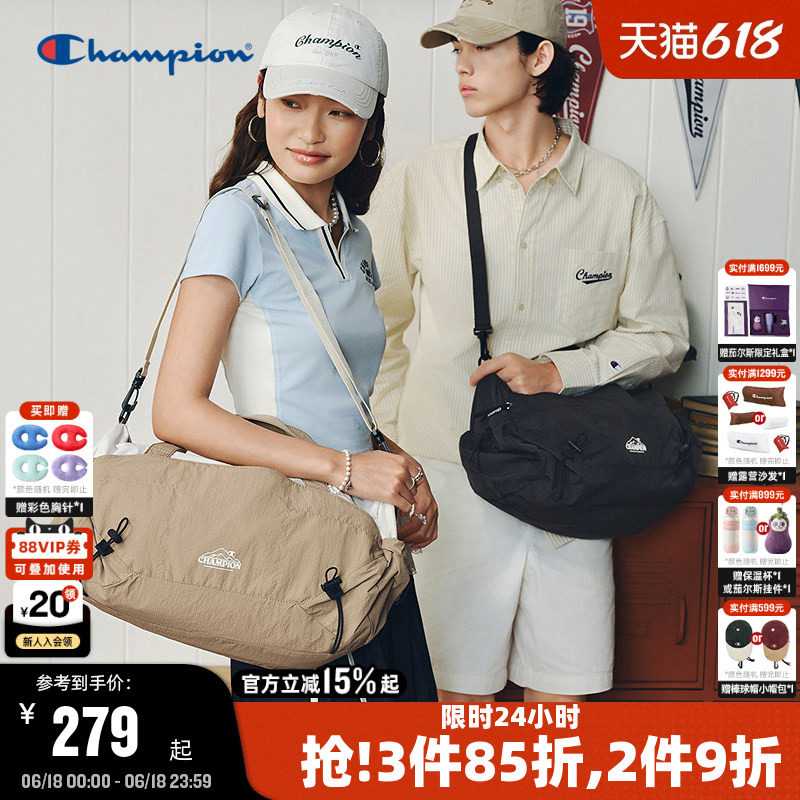Champion冠军大容量单肩斜挎包