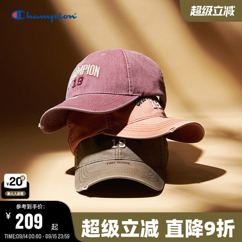 Champion冠军复古鸭舌帽