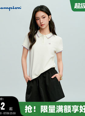 Champion休闲短袖POLO衫女款