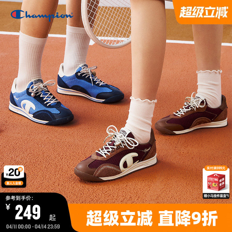 Champion冠军休闲鞋25秋冬新款藤跃跑鞋复古女德训鞋男潮流运动鞋