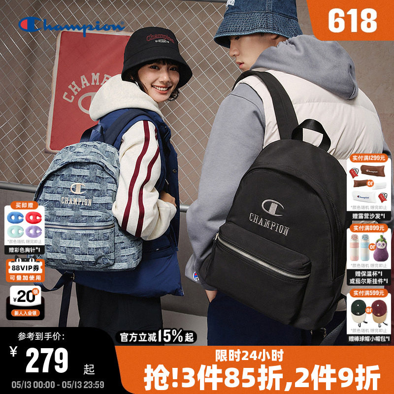 Champion冠军双肩包26夏季新款男女情侣潮流休闲户外校园书包通勤