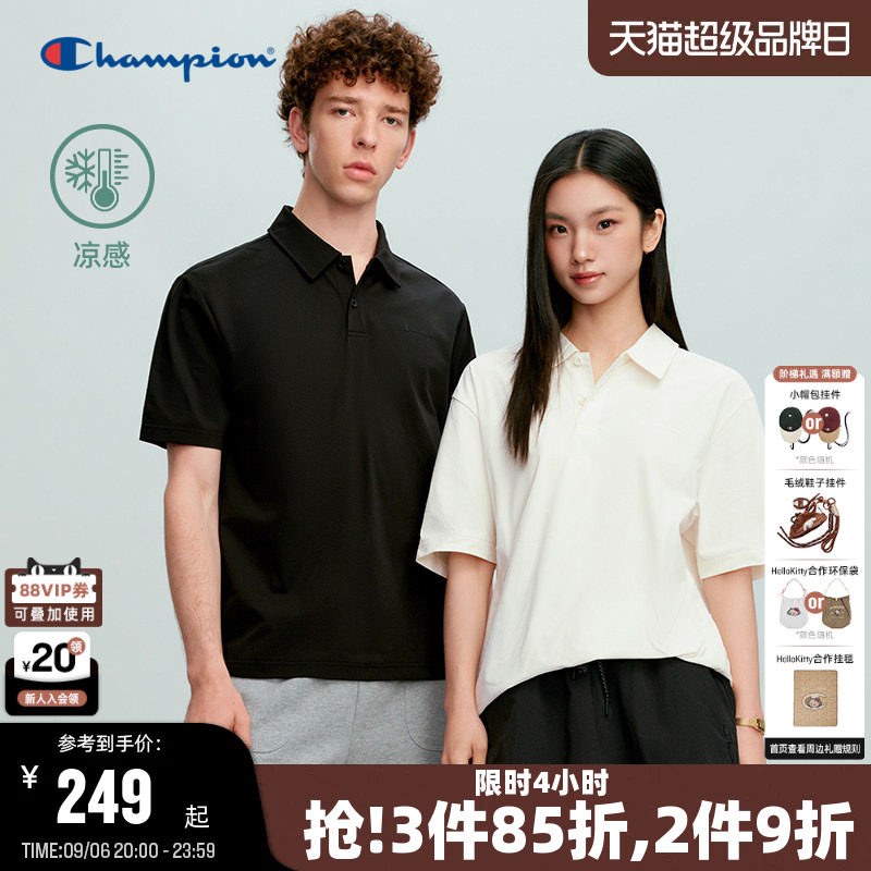 Champion冠军短袖POLO衫图片