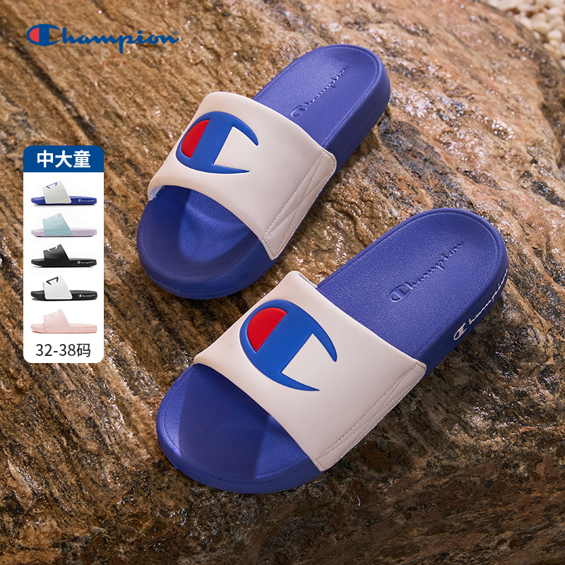 CHAMPION经典LOGO运动拖鞋