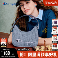 Champion冠军腋下包26夏季女字母刺绣时尚休闲牛角包通勤单肩包