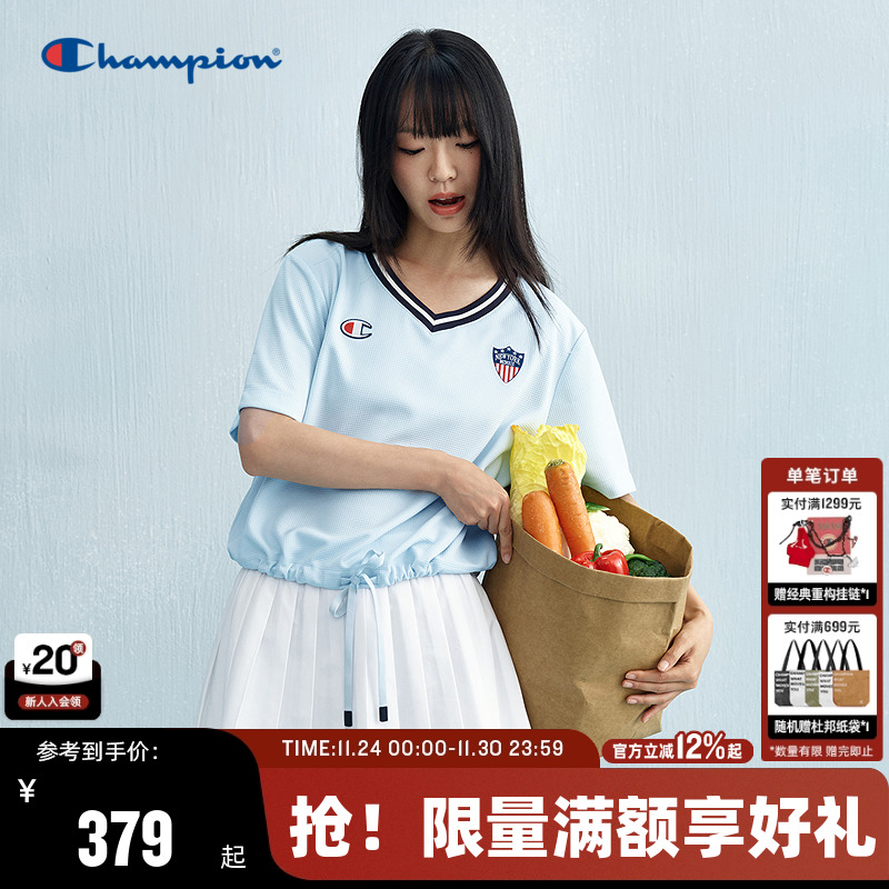 Champion冠军球衣风短袖女