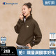 Champion冠军半拉链卫衣女2025秋季 空气层爱心logo立领休闲潮 新款