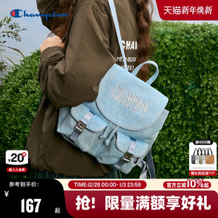 Champion冠军双肩包25秋冬新款 书包男休闲通勤背包 墩墩包女时尚