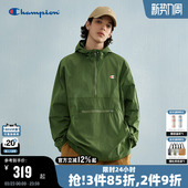 Champion冠军情侣外套春秋新款 运动风夹克 复古潮牌半拉链开衫