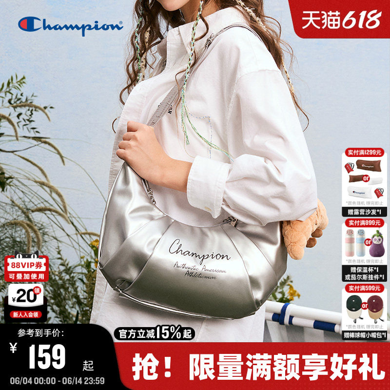Champion冠军25秋冬新款单肩包男女情侣休闲斜挎包潮流休闲可颂包
