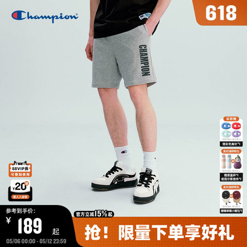 Champion休闲运动短裤男款
