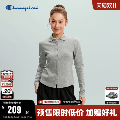 Champion冠军长袖衬衫女款