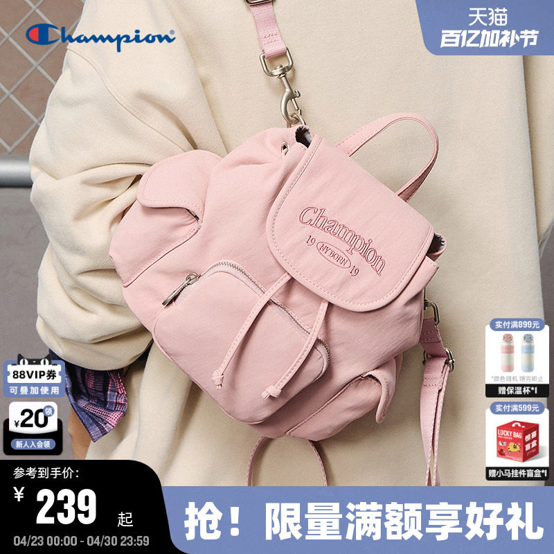 Champion冠军小型双肩包2026春季新款迷你墩墩包女潮流书包男背包