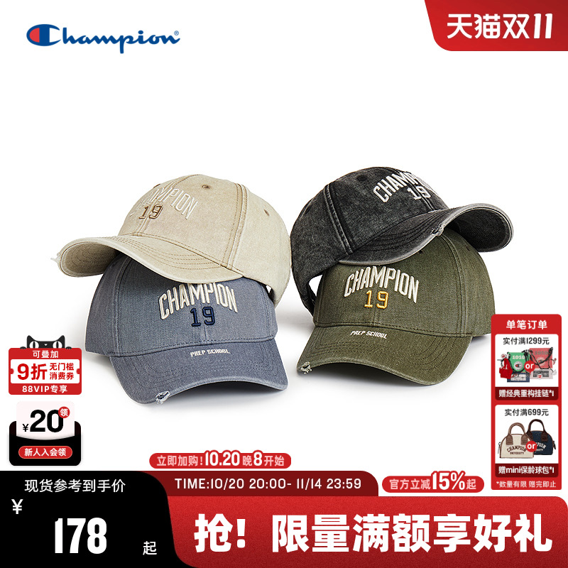 Champion冠军复古水洗棒球帽