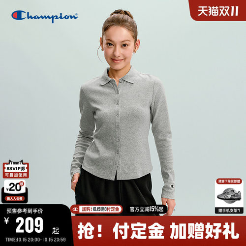 Champion冠军长袖衬衫女款