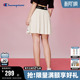 Champion冠军百褶裙女25夏季 休闲短裙校园风简约百搭 A字裙秋季