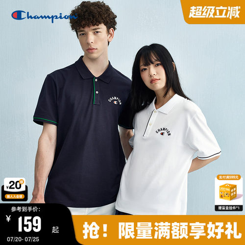 Champion冠军商务风短袖POLO衫
