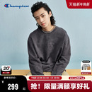 Champion冠军圆领卫衣男春秋休闲上衣潮牌女复古冬季 做旧风上衣
