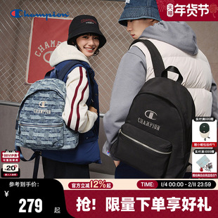 Champion冠军双肩包2026春季新款男女情侣潮流休闲户外校园通勤包