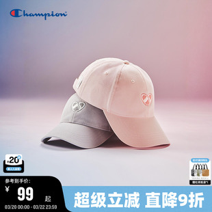 Champion冠军棒球帽2025秋冬新款男女款糖果帽粉色鸭舌帽七夕帽子