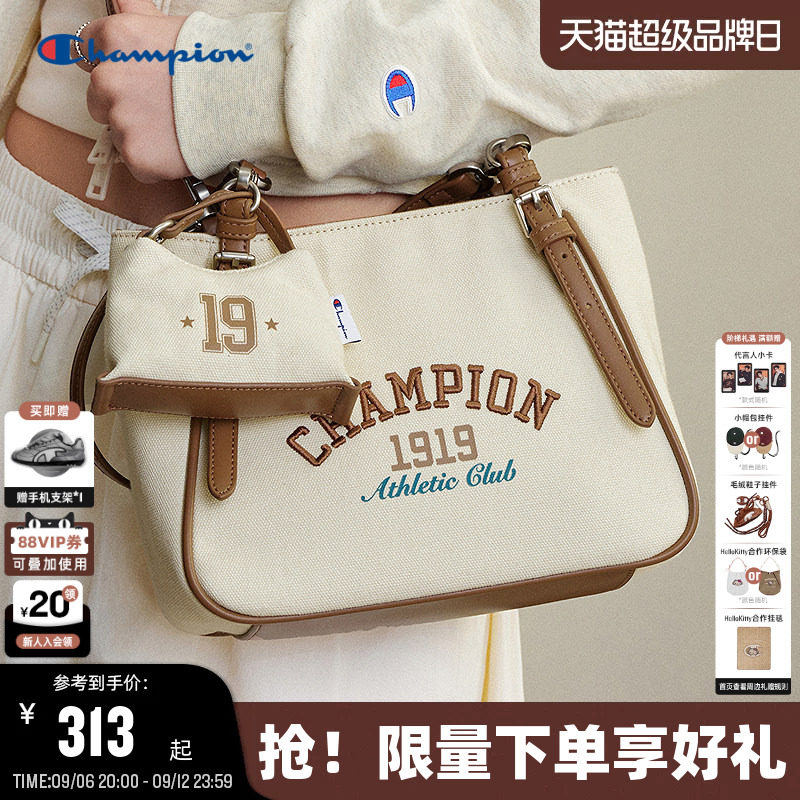Champion冠军单肩斜挎手提包图片