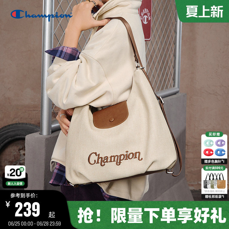 Champion冠军单肩包26夏季新款女通勤腋下流浪包大容量休闲hobo包