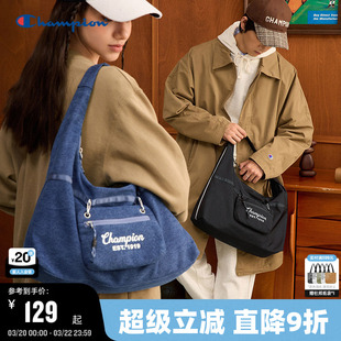 Champion冠军秋冬新款云朵包单肩男女时尚手拎包情侣休闲斜挎包