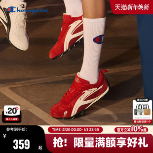 25秋冬新款 德训鞋 女复古红色休闲鞋 经典 男时尚 Champion冠军赛车鞋