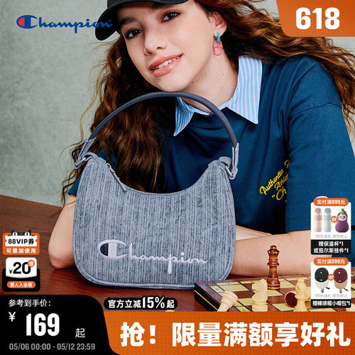 Champion冠军腋下包字母刺绣