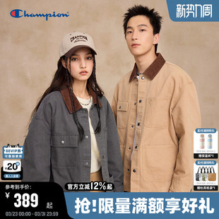 巴恩风英伦谷仓夹克女翻领潮 新款 Champion冠军工装 外套男2025秋季