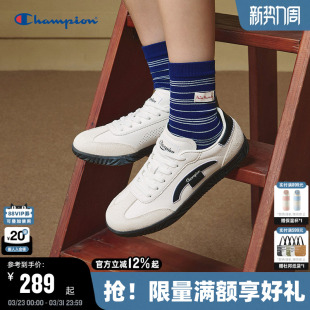 运动板鞋 Champion冠军德训鞋 复古男经典 女红色休闲鞋 2025秋冬新款